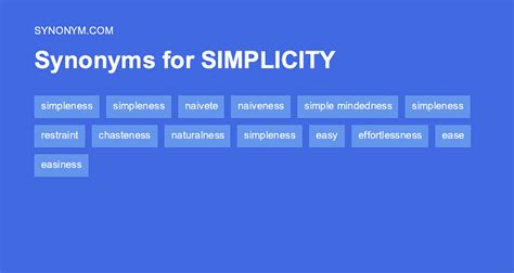 other words for simplicity.